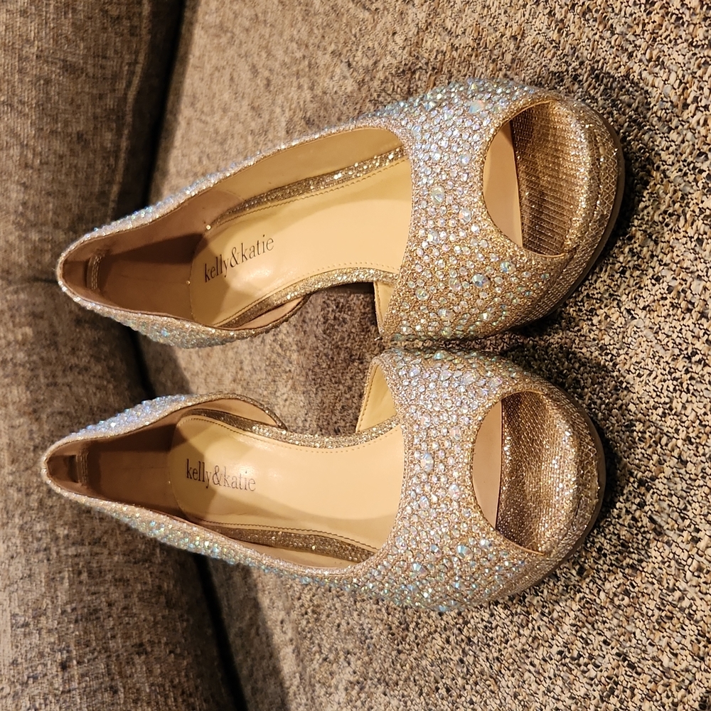 Kelly & Katie jeweled heels